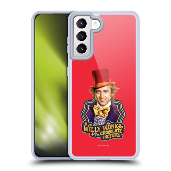 Willy Wonka and the Chocolate Factory Graphics Gene Wilder Soft Gel Case for Samsung Galaxy S21 5G