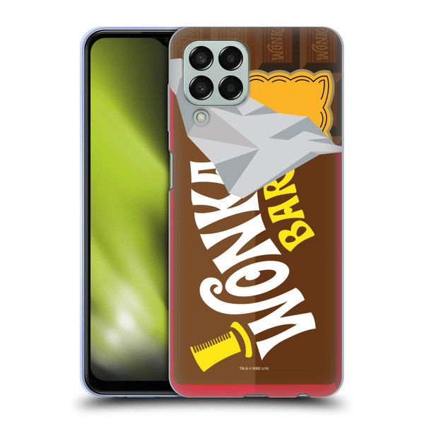 Willy Wonka and the Chocolate Factory Graphics Candy Bar Soft Gel Case for Samsung Galaxy M33 (2022)