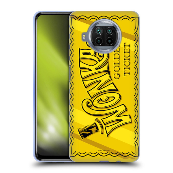 Willy Wonka and the Chocolate Factory Graphics Golden Ticket Soft Gel Case for Xiaomi Mi 10T Lite 5G