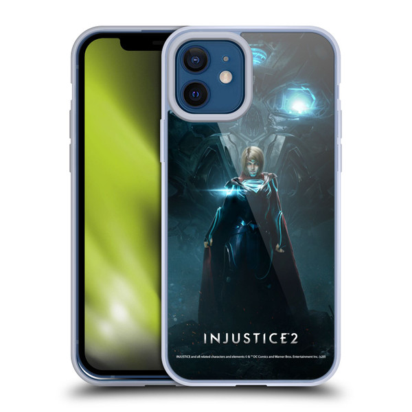 Injustice 2 Characters Supergirl Soft Gel Case for Apple iPhone 12 / iPhone 12 Pro