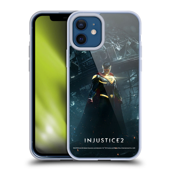 Injustice 2 Characters Superman Soft Gel Case for Apple iPhone 12 / iPhone 12 Pro
