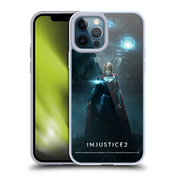 Injustice 2 Characters Supergirl Soft Gel Case for Apple iPhone 12 Pro Max