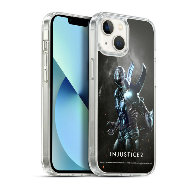 Injustice 2 Characters Blue Beetle Soft Gel Case for Apple iPhone 13