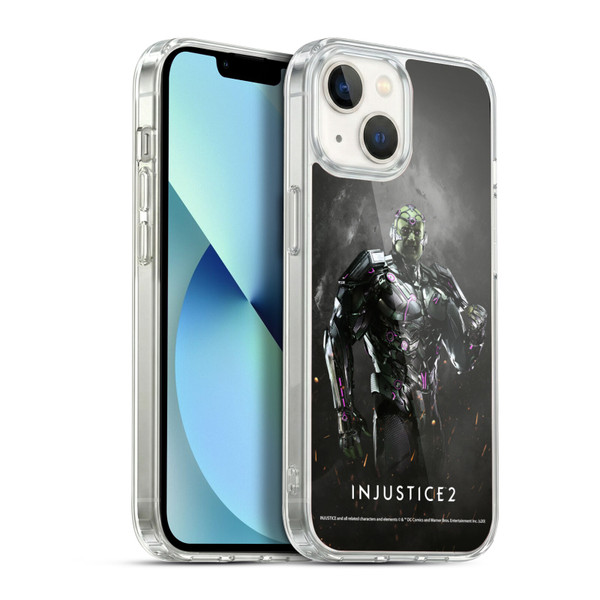 Injustice 2 Characters Brainiac Soft Gel Case for Apple iPhone 13