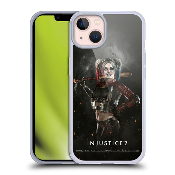 Injustice 2 Characters Harley Quinn Soft Gel Case for Apple iPhone 13