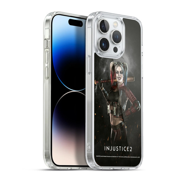 Injustice 2 Characters Harley Quinn Soft Gel Case for Apple iPhone 13 Pro Max & MagSafe