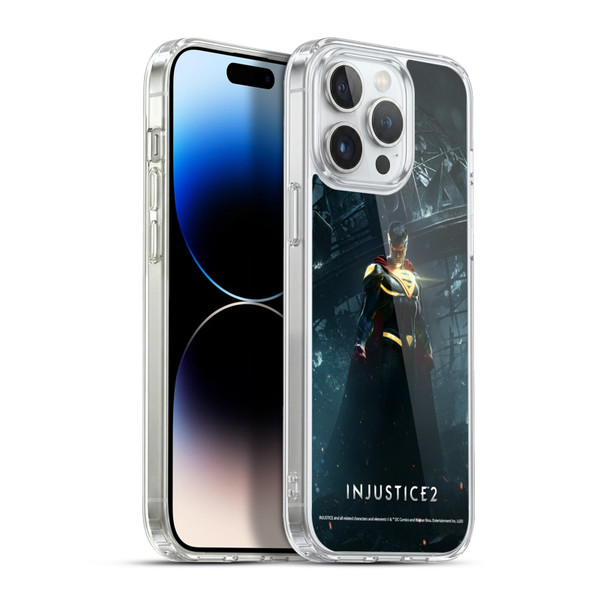 Injustice 2 Characters Superman Soft Gel Case for Apple iPhone 13 Pro Max & MagSafe