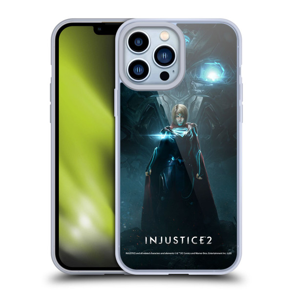 Injustice 2 Characters Supergirl Soft Gel Case for Apple iPhone 13 Pro Max