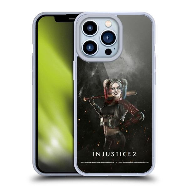 Injustice 2 Characters Harley Quinn Soft Gel Case for Apple iPhone 13 Pro