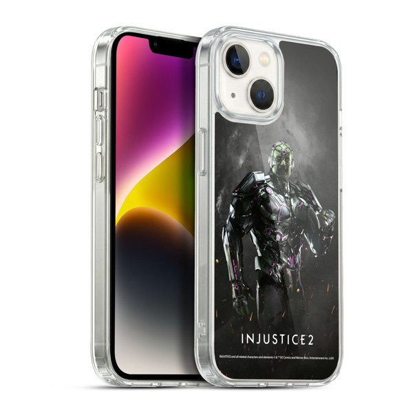 Injustice 2 Characters Brainiac Soft Gel Case for Apple iPhone 14