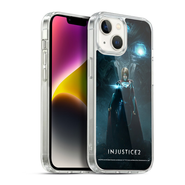 Injustice 2 Characters Supergirl Soft Gel Case for Apple iPhone 14