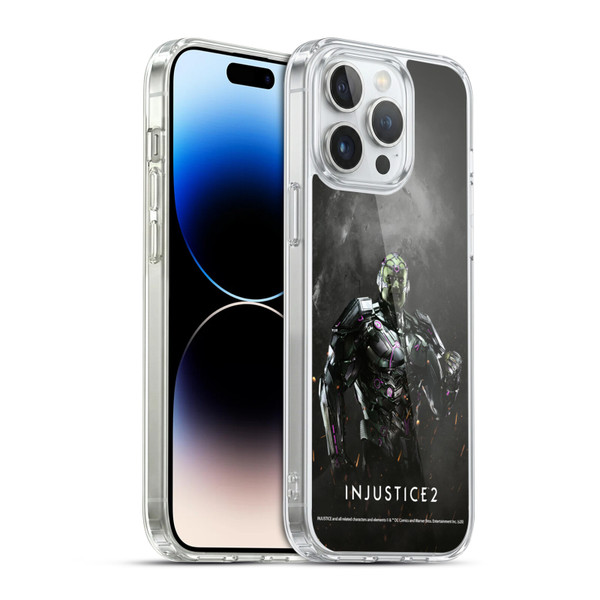 Injustice 2 Characters Brainiac Soft Gel Case for Apple iPhone 14 Pro Max & MagSafe