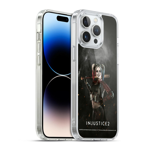 Injustice 2 Characters Harley Quinn Soft Gel Case for Apple iPhone 14 Pro Max & MagSafe