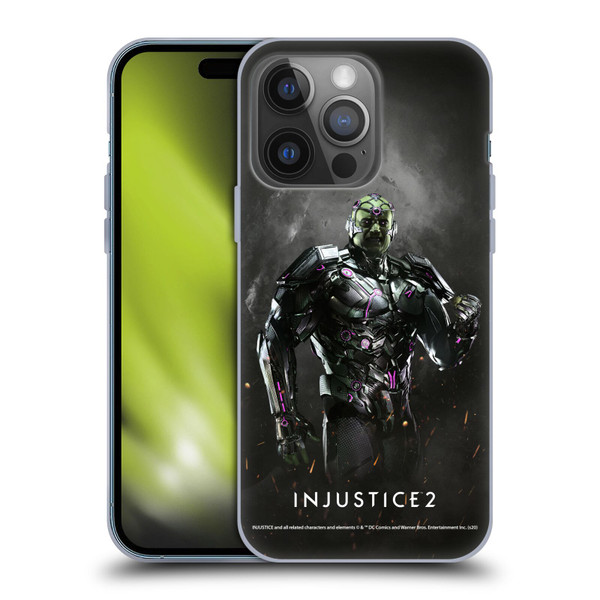 Injustice 2 Characters Brainiac Soft Gel Case for Apple iPhone 14 Pro