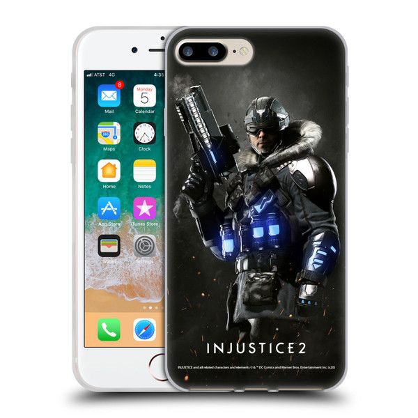 Injustice 2 Characters Captain Cold Soft Gel Case for Apple iPhone 7 Plus / iPhone 8 Plus