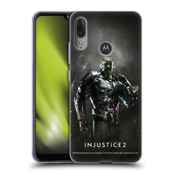 Injustice 2 Characters Brainiac Soft Gel Case for Motorola Moto E6 Plus