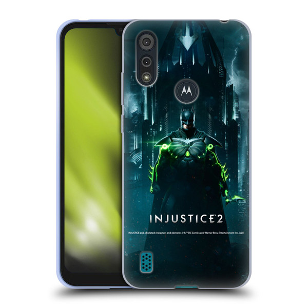 Injustice 2 Characters Batman Soft Gel Case for Motorola Moto E6s (2020)