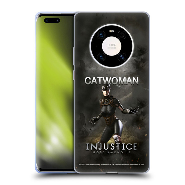 Injustice Gods Among Us Characters Catwoman Soft Gel Case for Huawei Mate 40 Pro 5G