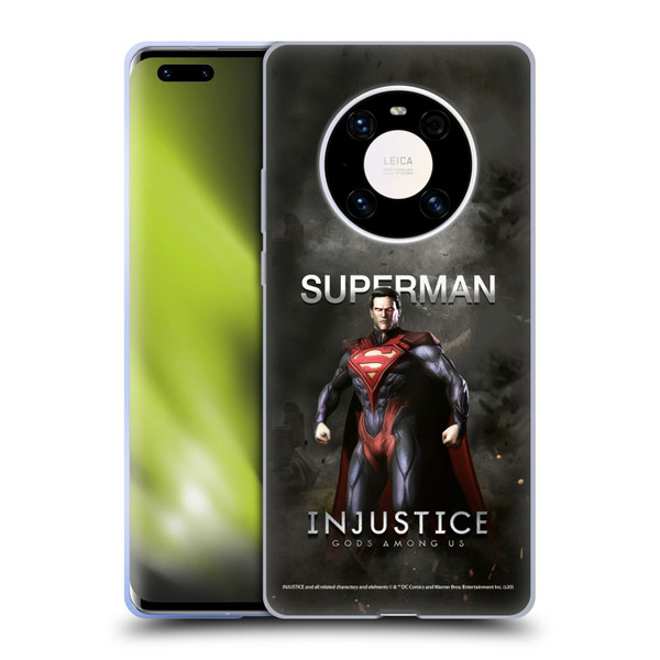 Injustice Gods Among Us Characters Superman Soft Gel Case for Huawei Mate 40 Pro 5G