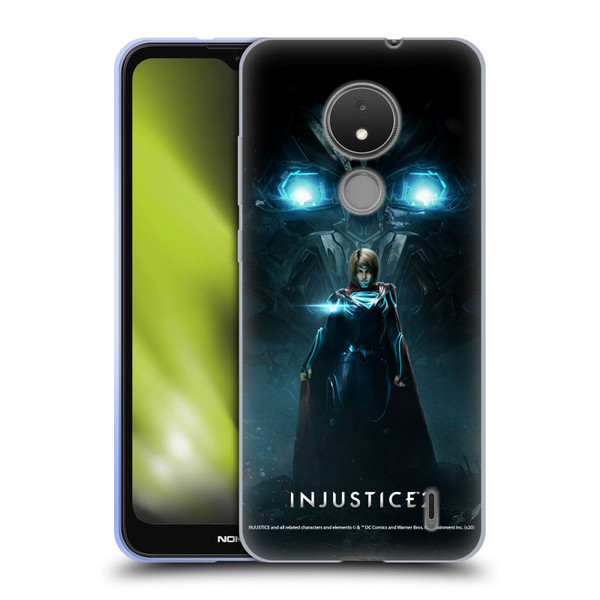 Injustice 2 Characters Supergirl Soft Gel Case for Nokia C21