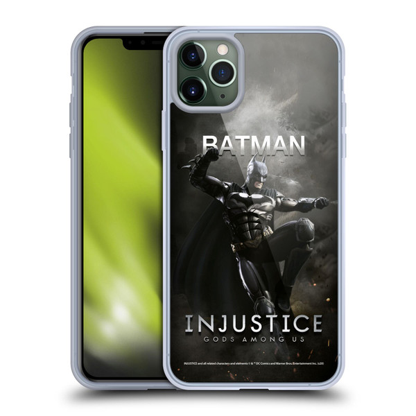Injustice Gods Among Us Characters Batman Soft Gel Case for Apple iPhone 11 Pro Max