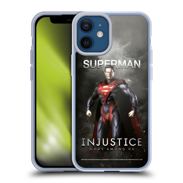 Injustice Gods Among Us Characters Superman Soft Gel Case for Apple iPhone 12 Mini