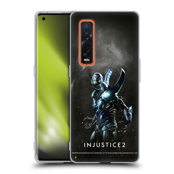 Injustice 2 Characters Blue Beetle Soft Gel Case for OPPO Find X2 Pro 5G