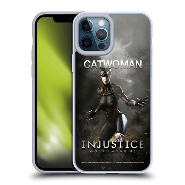 Injustice Gods Among Us Characters Catwoman Soft Gel Case for Apple iPhone 12 Pro Max
