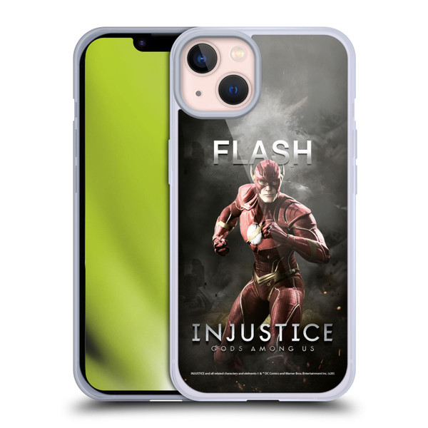 Injustice Gods Among Us Characters Flash Soft Gel Case for Apple iPhone 13