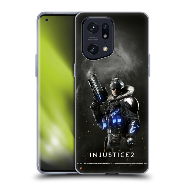 Injustice 2 Characters Captain Cold Soft Gel Case for OPPO Find X5 Pro