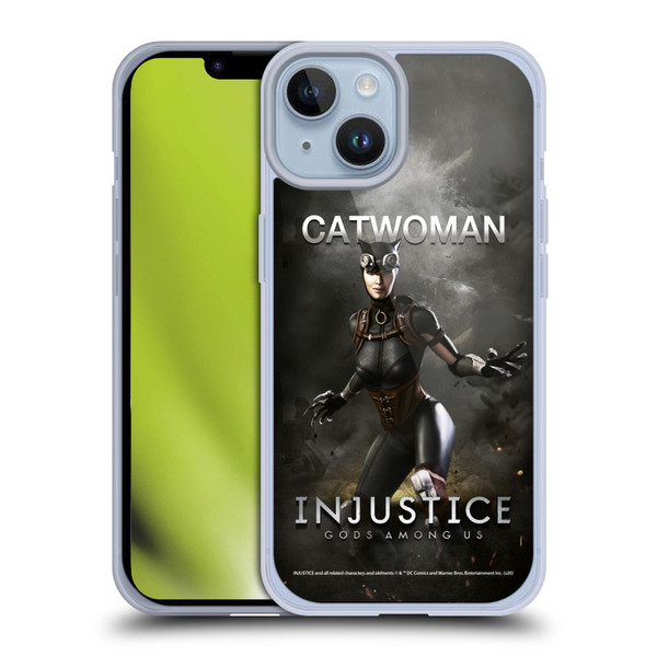 Injustice Gods Among Us Characters Catwoman Soft Gel Case for Apple iPhone 14