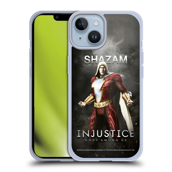 Injustice Gods Among Us Characters Shazam Soft Gel Case for Apple iPhone 14