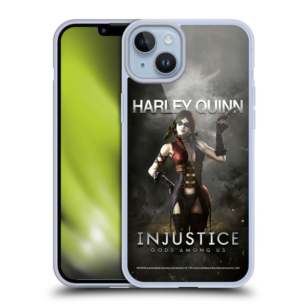 Injustice Gods Among Us Characters Harley Soft Gel Case for Apple iPhone 14 Plus