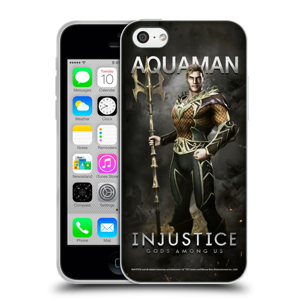 Injustice Gods Among Us Characters Aquaman Soft Gel Case for Apple iPhone 5c