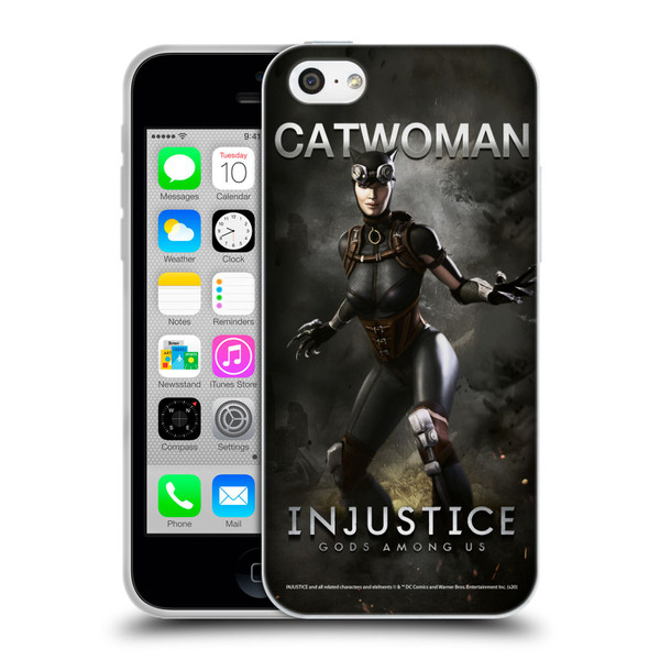 Injustice Gods Among Us Characters Catwoman Soft Gel Case for Apple iPhone 5c