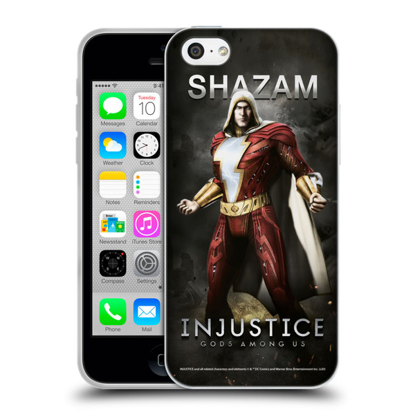 Injustice Gods Among Us Characters Shazam Soft Gel Case for Apple iPhone 5c