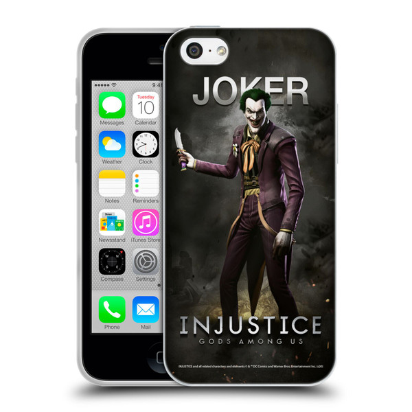Injustice Gods Among Us Characters Joker Soft Gel Case for Apple iPhone 5c