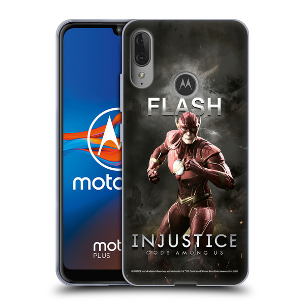 Injustice Gods Among Us Characters Flash Soft Gel Case for Motorola Moto E6 Plus