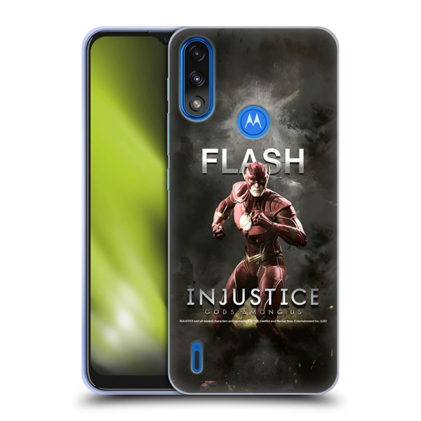 Injustice Gods Among Us Characters Flash Soft Gel Case for Motorola Moto E7 Power / Moto E7i Power