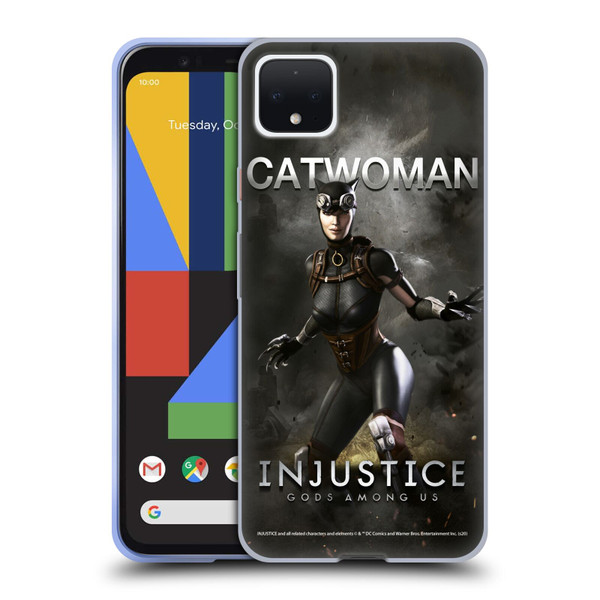 Injustice Gods Among Us Characters Catwoman Soft Gel Case for Google Pixel 4 XL