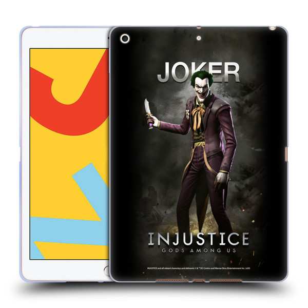 Injustice Gods Among Us Characters Joker Soft Gel Case for Apple iPad 10.2 2019/2020/2021
