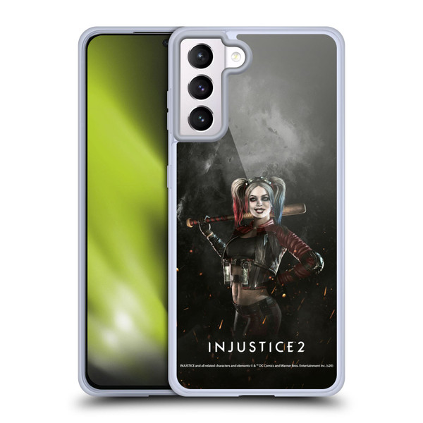 Injustice 2 Characters Harley Quinn Soft Gel Case for Samsung Galaxy S21+ 5G