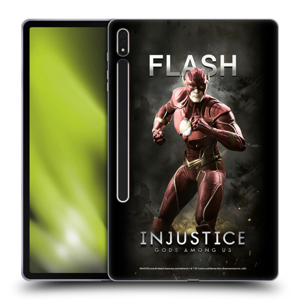 Injustice Gods Among Us Characters Flash Soft Gel Case for Samsung Galaxy Tab S8 Plus