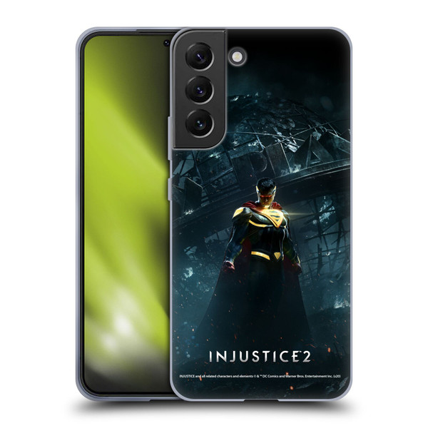 Injustice 2 Characters Superman Soft Gel Case for Samsung Galaxy S22+ 5G