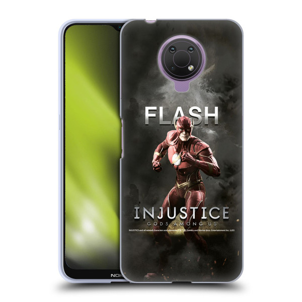 Injustice Gods Among Us Characters Flash Soft Gel Case for Nokia G10