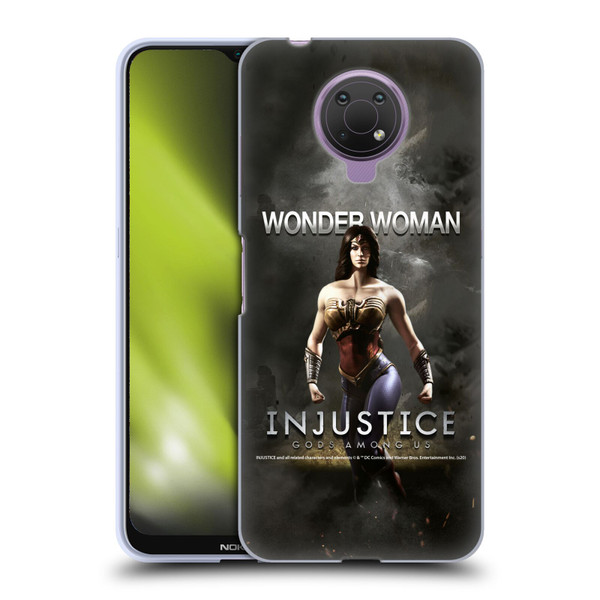 Injustice Gods Among Us Characters Wonder Woman Soft Gel Case for Nokia G10