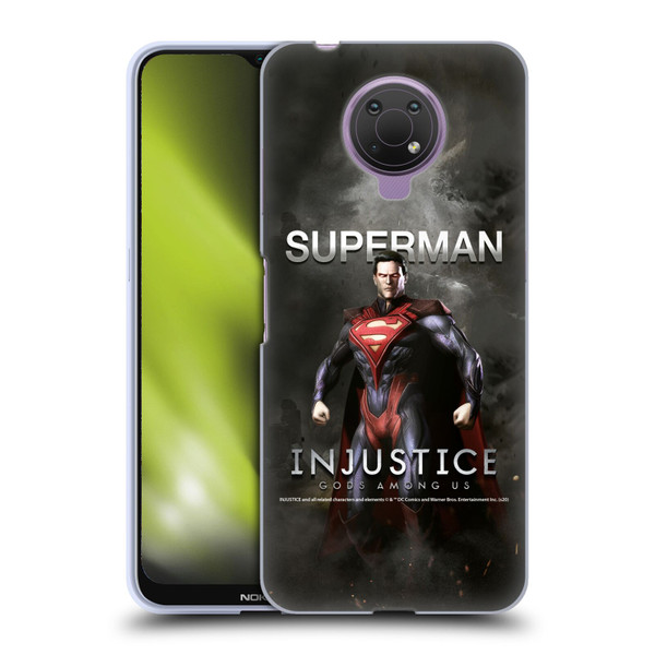 Injustice Gods Among Us Characters Superman Soft Gel Case for Nokia G10