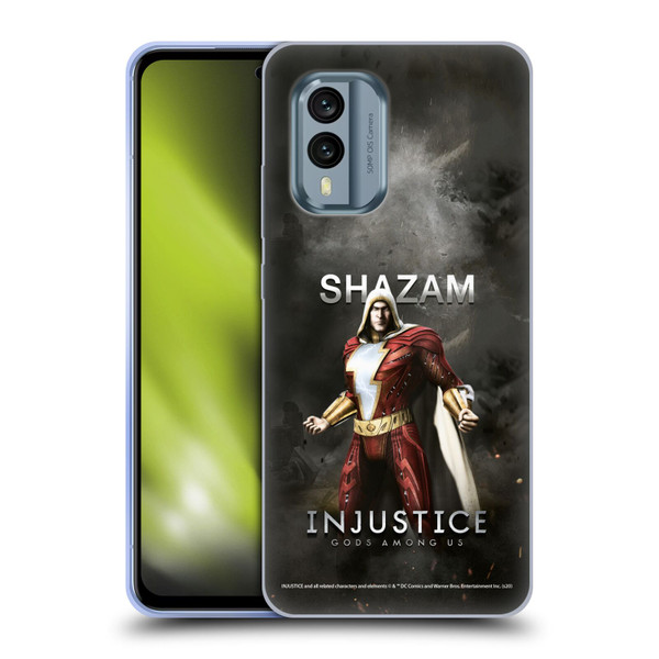 Injustice Gods Among Us Characters Shazam Soft Gel Case for Nokia X30