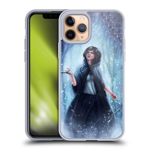 Tiffany "Tito" Toland-Scott Christmas Art Snow White In Snowy Forest Soft Gel Case for Apple iPhone 11 Pro