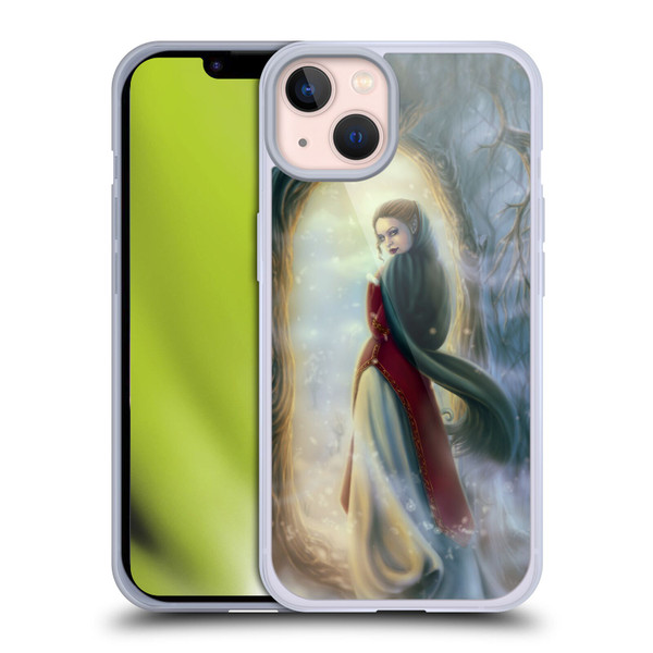 Tiffany "Tito" Toland-Scott Christmas Art Elf Woman In Snowy Forest Soft Gel Case for Apple iPhone 13